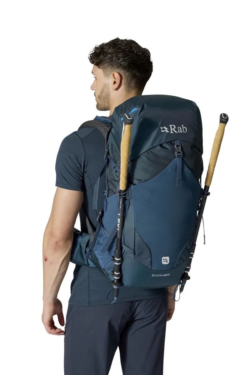 Rab Exion 38 Litre Hiking Pack - Tempest Blue-8