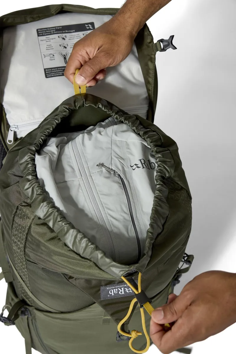 Rab Exion 48 Litre Hiking Pack - Army Green-8