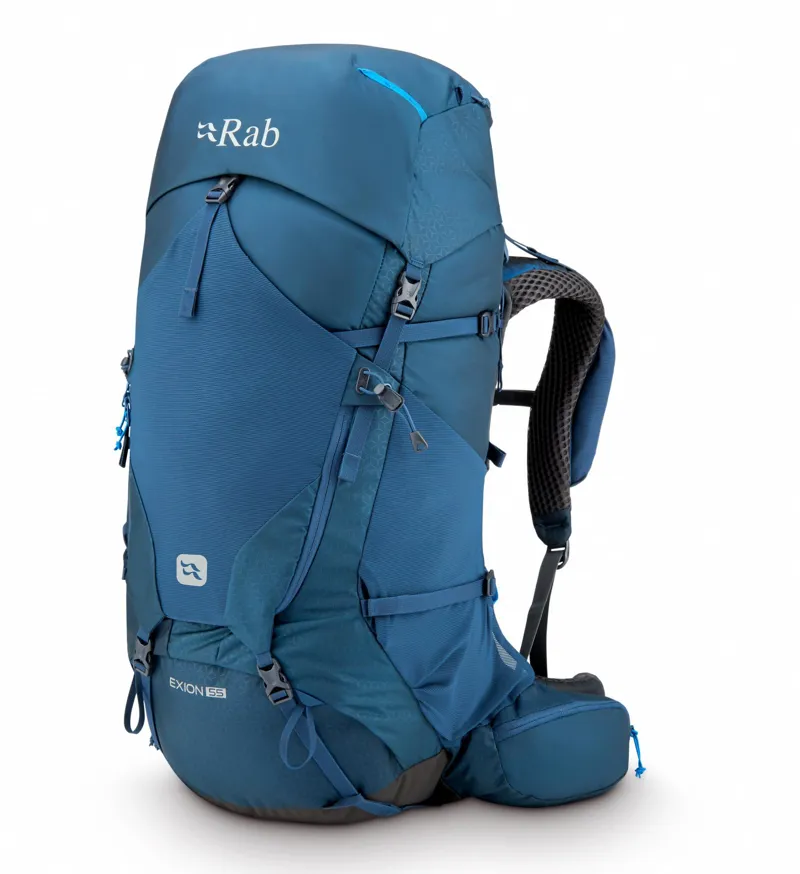 Rab Exion 55 Litre Hiking Pack - Tempest Blue