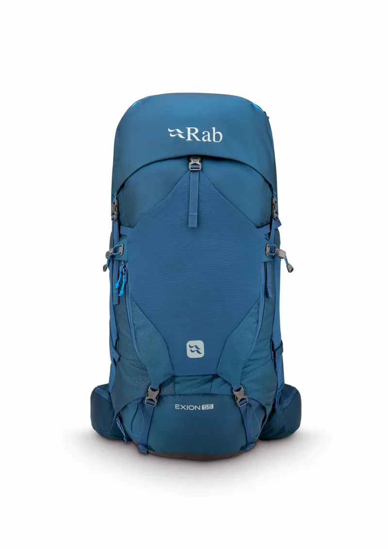 Rab Exion 55 Litre Hiking Pack - Tempest Blue-1