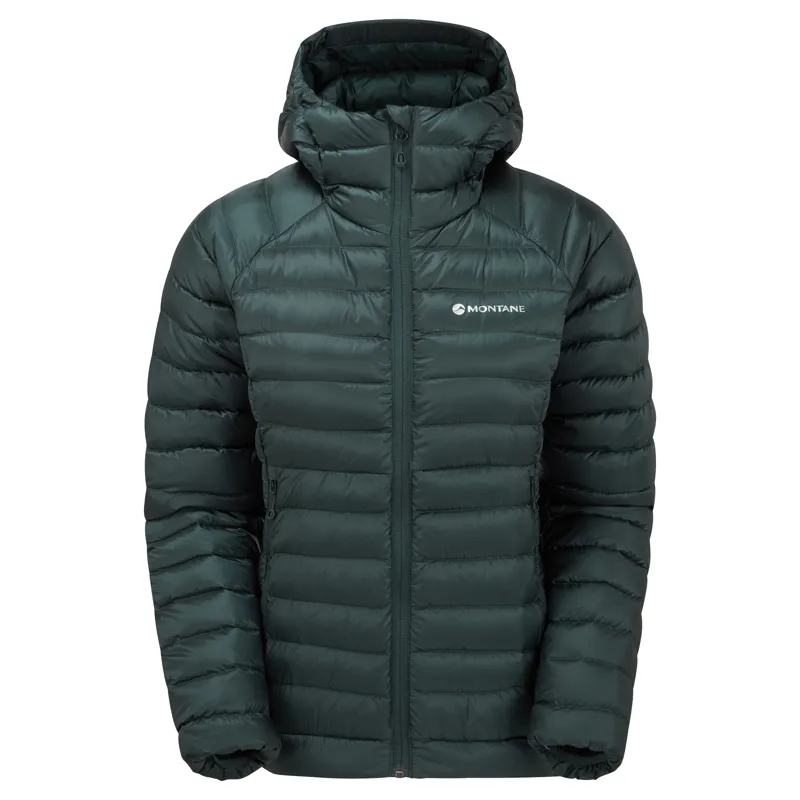 Montane Women's Anti-Freeze Hooded Down Jacket - Deep Forest