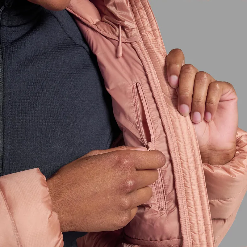 Montane Women's Anti Freeze Hooded Down Jacket - Pink Clay-6