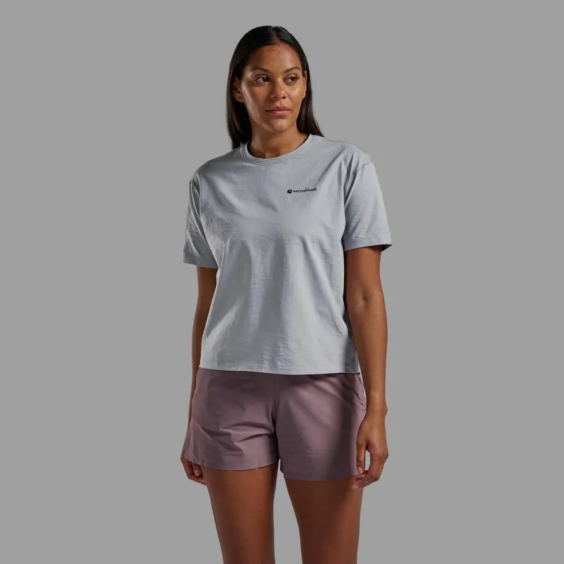 Montane Women's Alhena Mountain 25 T-Shirt - Pebble Blue-3