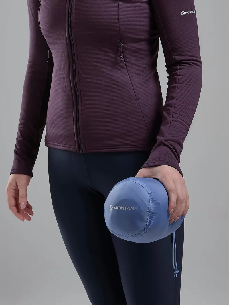 Montane Women's Anti-Freeze Hooded Down Jacket - Cornflower-6