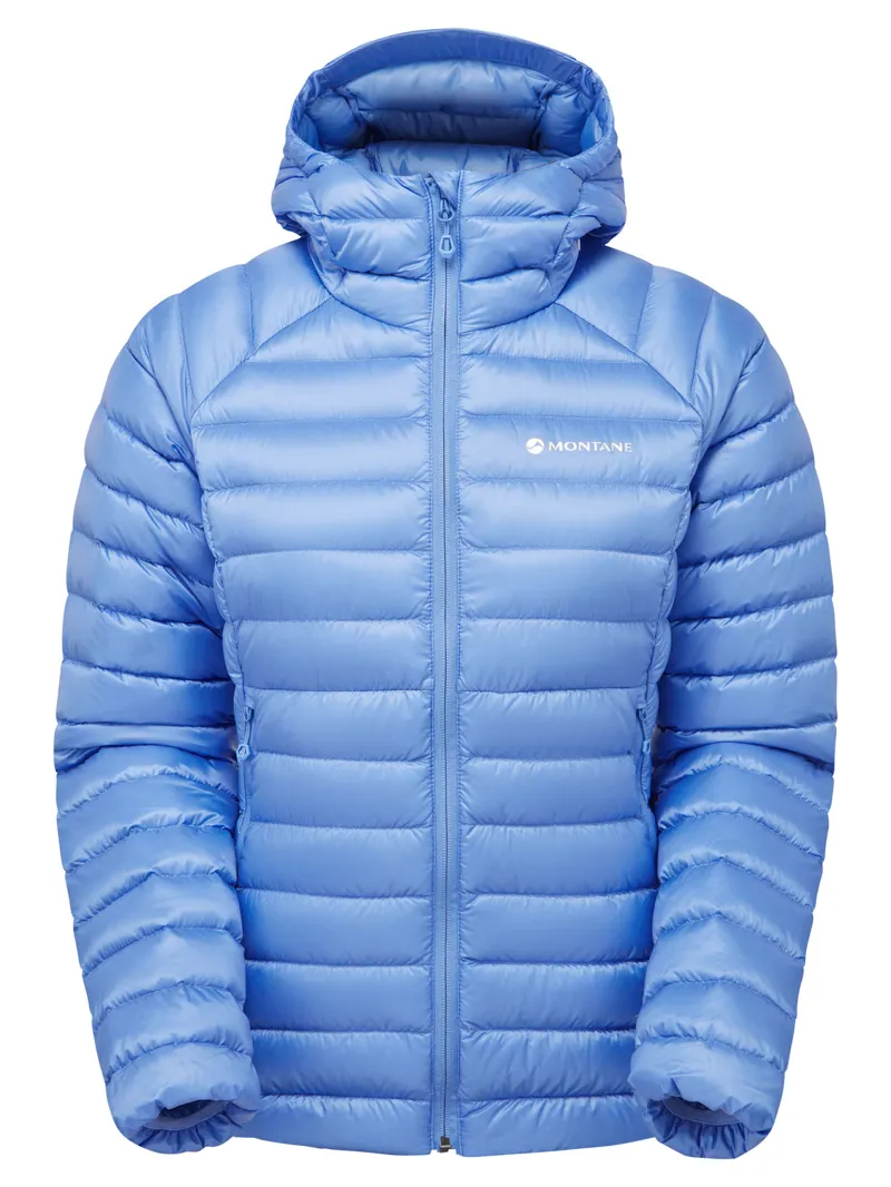 Montane Women's Anti-Freeze Hooded Down Jacket - Cornflower