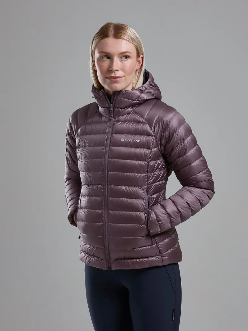 Montane Women's Anti-Freeze Hooded Down Jacket - Moonscape-1