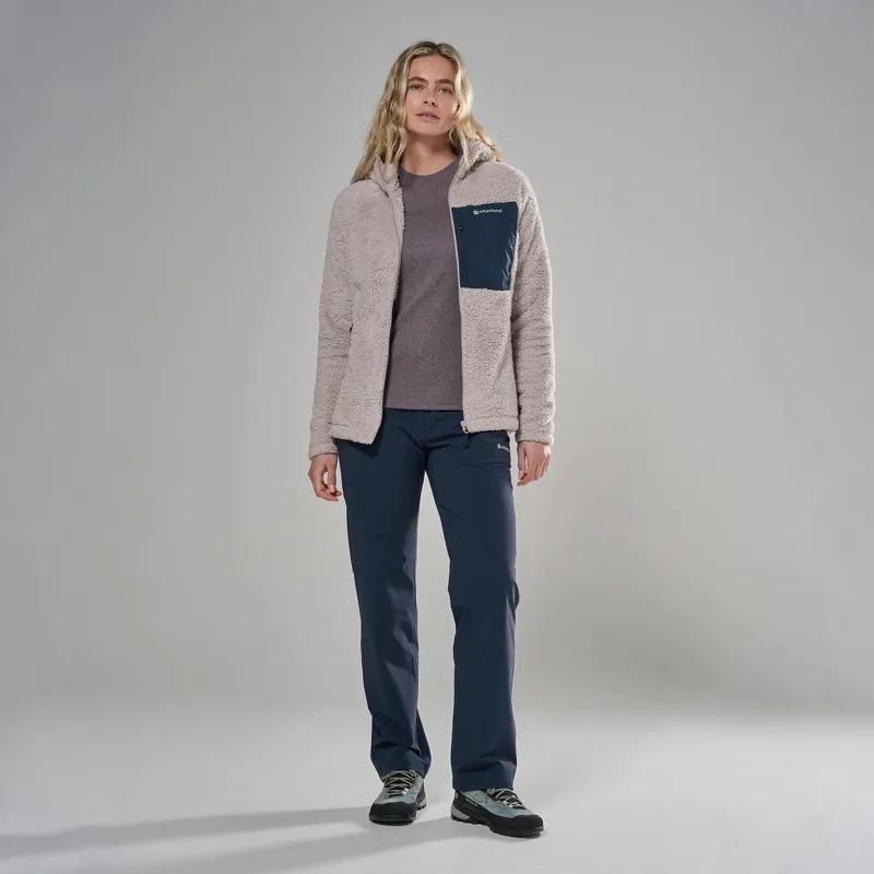 Montane Women's Caldus XT 2.0 Hooded Fleece Jacket - Oyster-3