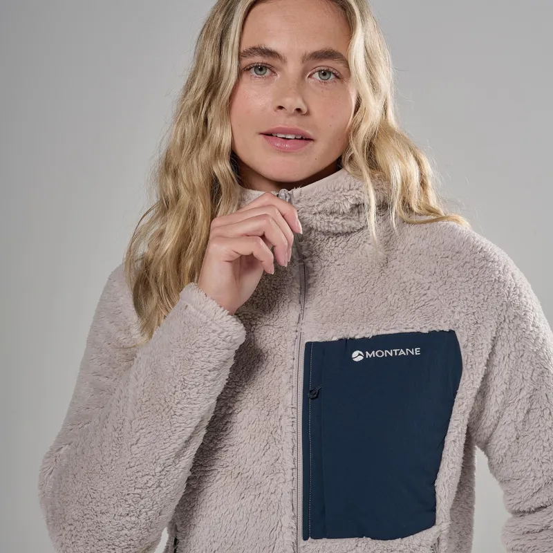 Montane Women's Caldus XT 2.0 Hooded Fleece Jacket - Oyster-4