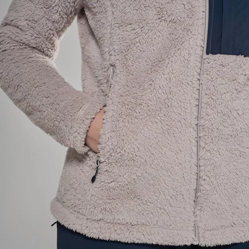 Montane Women's Caldus XT 2.0 Hooded Fleece Jacket - Oyster-6