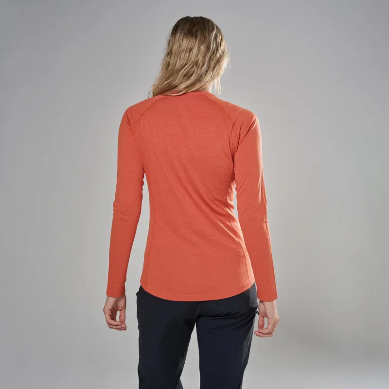 Montane Women's Dart Long Sleeve T-Shirt - Lava-2
