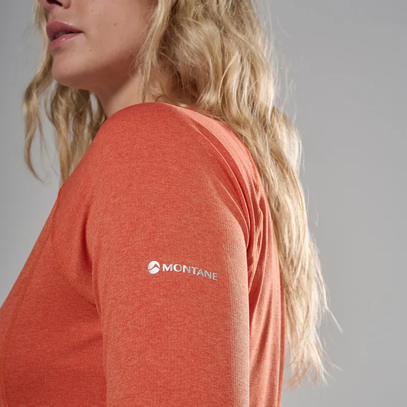 Montane Women's Dart Long Sleeve T-Shirt - Lava-3
