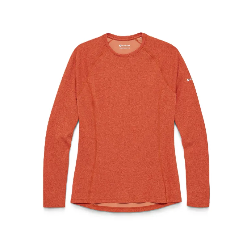Montane Women's Dart Long Sleeve T-Shirt - Lava