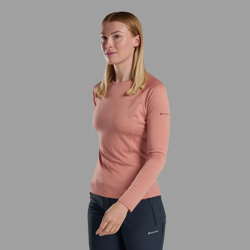 Montane Women's Dart Long Sleeve T-Shirt - Pink Clay-1