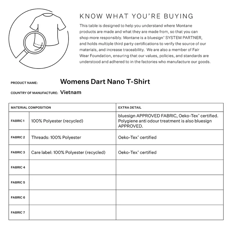 Montane Women's Dart Nano T-Shirt - Sea Mist-4