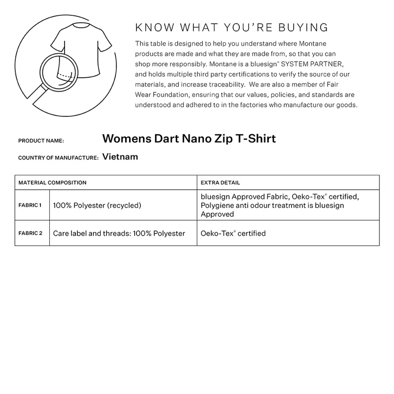 Montane Women's Dart Nano Zip T-Shirt - Lilac Haze-5