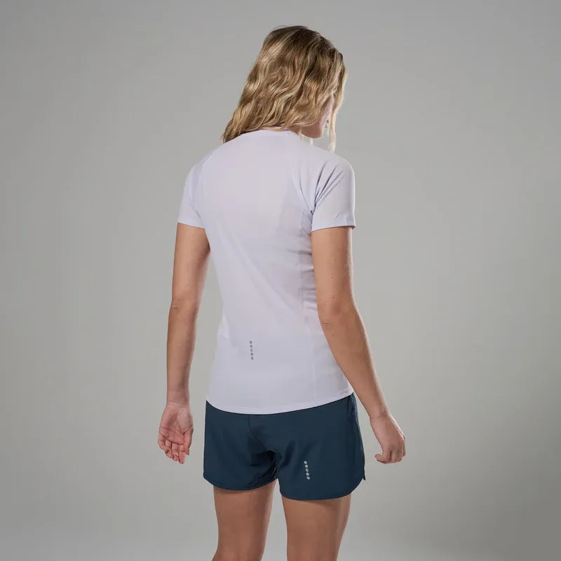 Montane Women's Dart Nano Zip T-Shirt - Lilac Haze-2