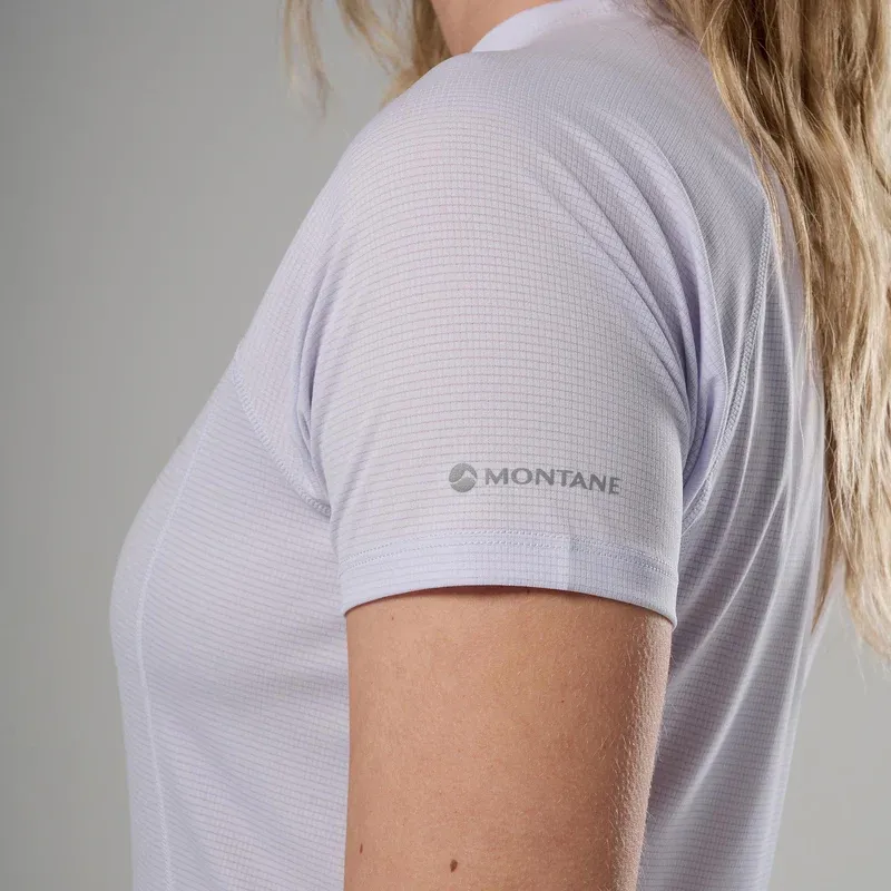 Montane Women's Dart Nano Zip T-Shirt - Lilac Haze-4