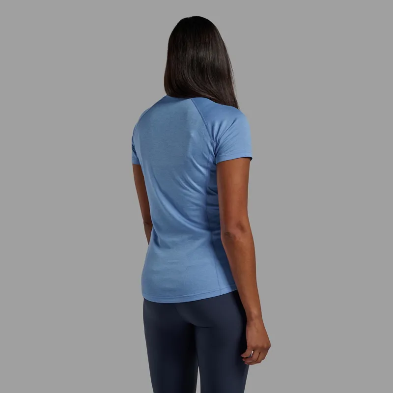 Montane Women's Dart T-shirt - Cornflower-2