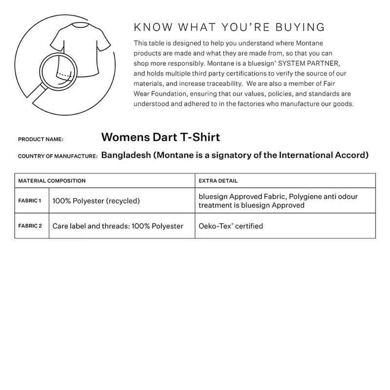 Montane Women's Dart T-shirt - Lilac Haze-3