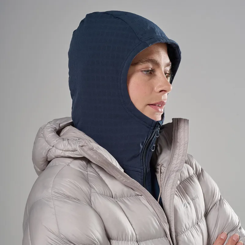 Montane Women's Dura Hooded Fleece Jacket - Eclipse Blue-5