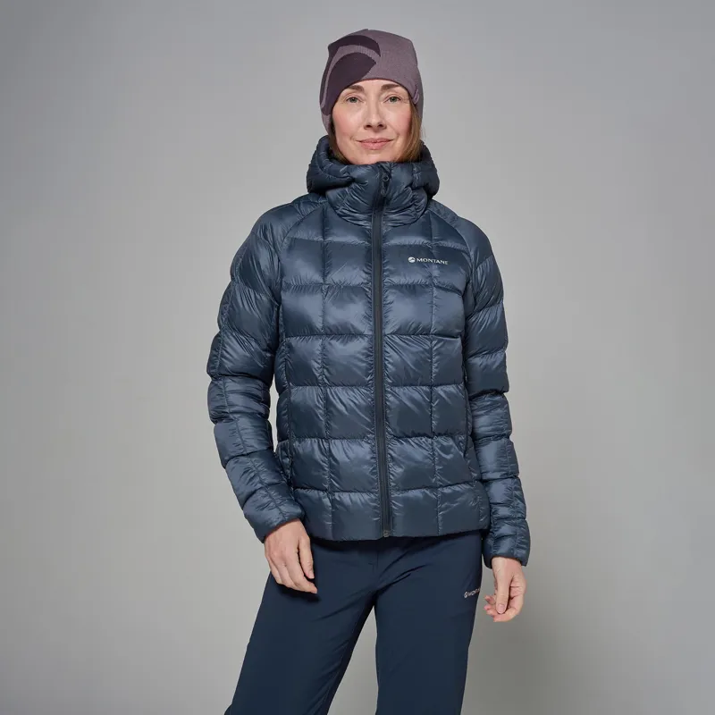 Montane Women's Icarus 3.0 Hooded Insulated Jacket - Dark Sky-1