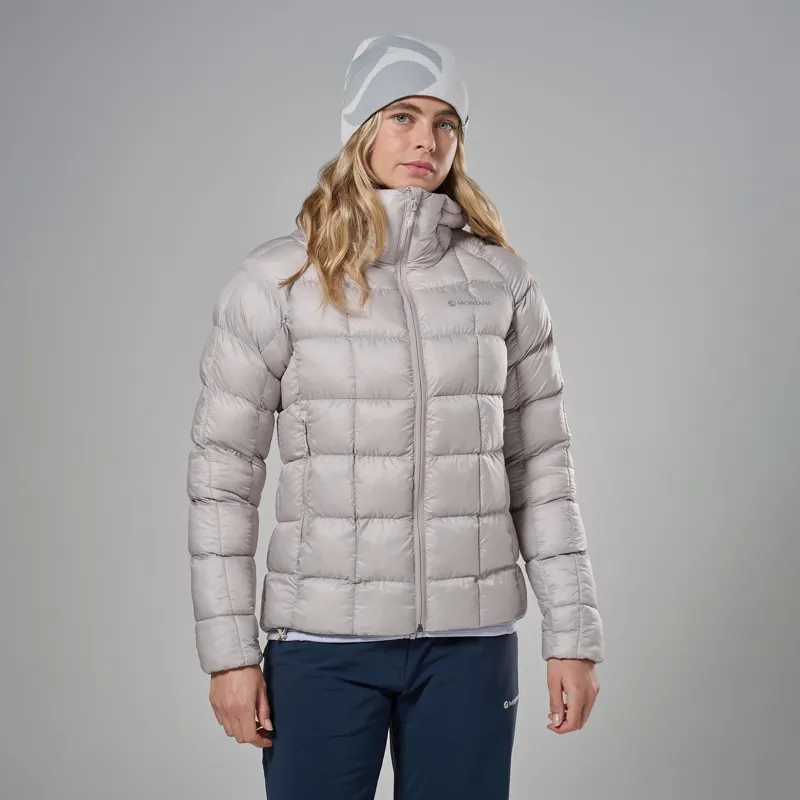 Montane Women's Icarus 3.0 Hooded Insulated Jacket - Oyster-1