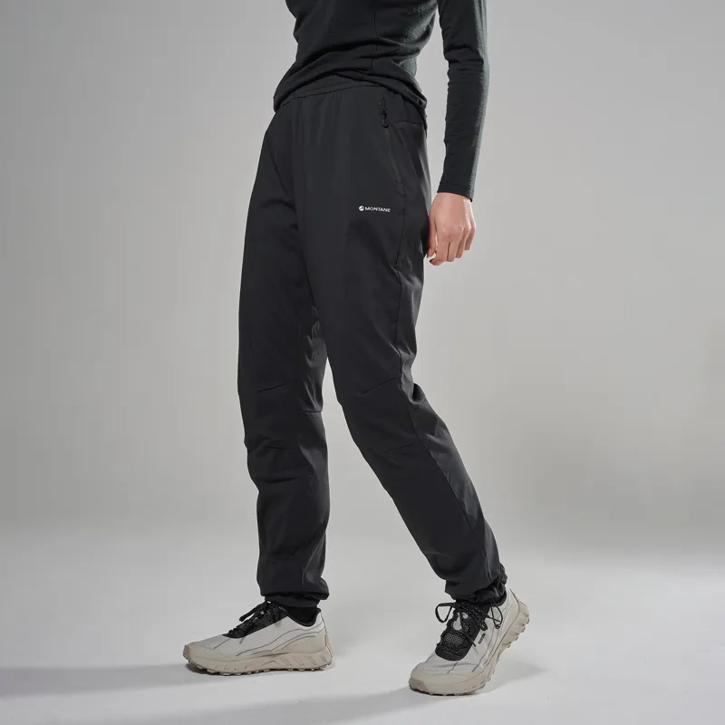 Montane Women's Khamsin Lite Softshell Pants - Black-1
