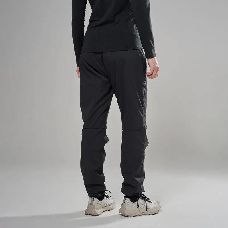 Montane Women's Khamsin Lite Softshell Pants - Black-2