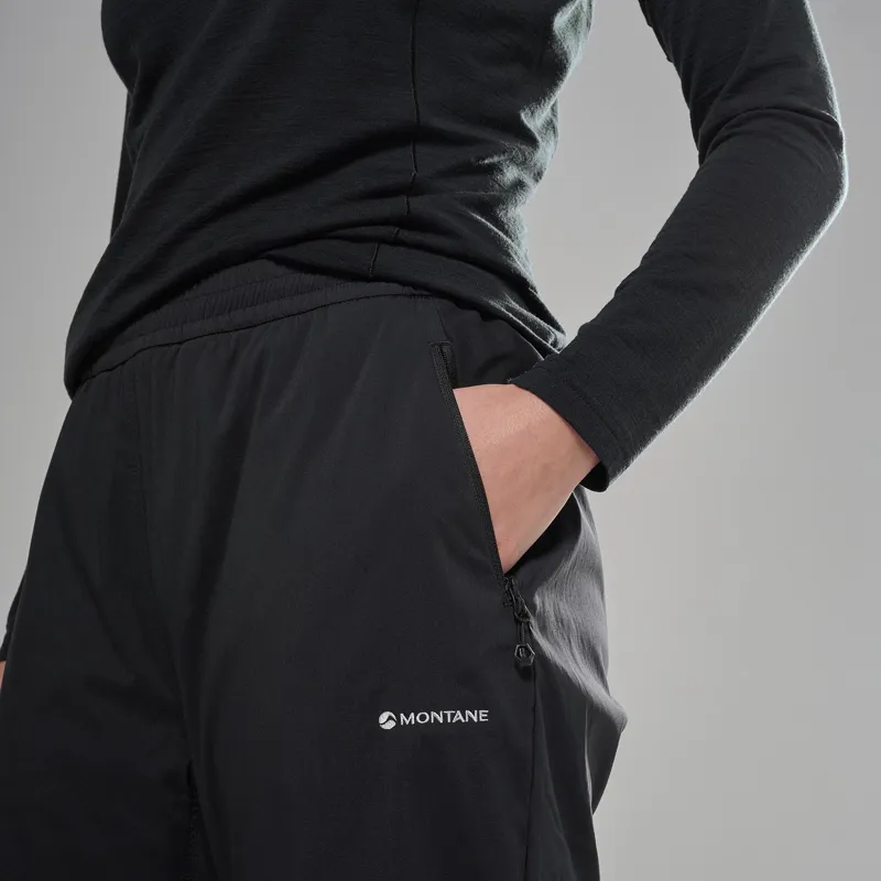 Montane Women's Khamsin Lite Softshell Pants - Black-4