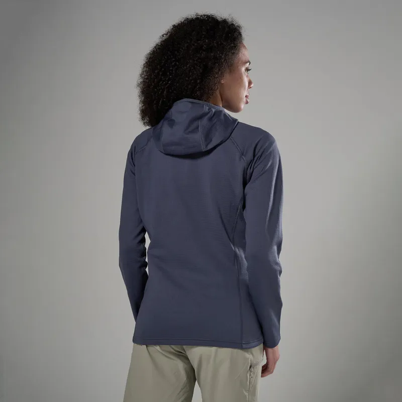Montane Women's Protium CP Hooded Fleece Jacket - Dark Sky-2
