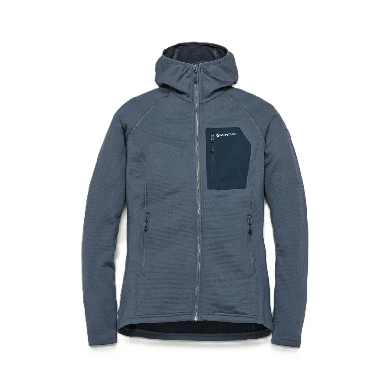 Montane Women's Protium CP Hooded Fleece Jacket - Dark Sky