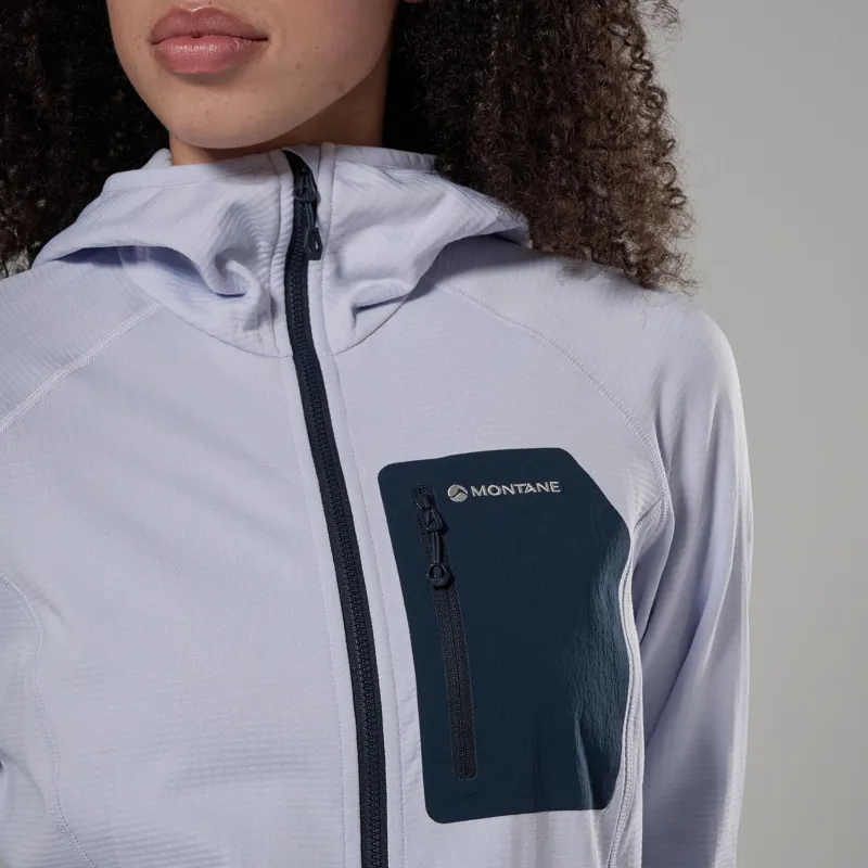 Montane Women's Protium Hooded Fleece Jacket - Lilac Haze-4