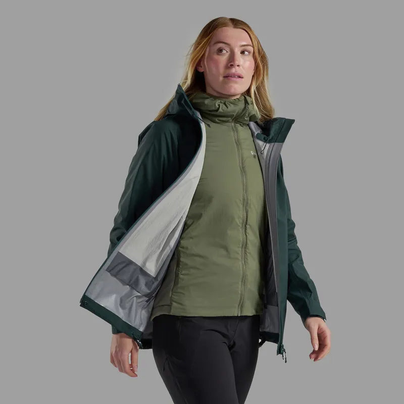 Montane Women's Phase GTX Waterproof Jacket - Deep Forest-4