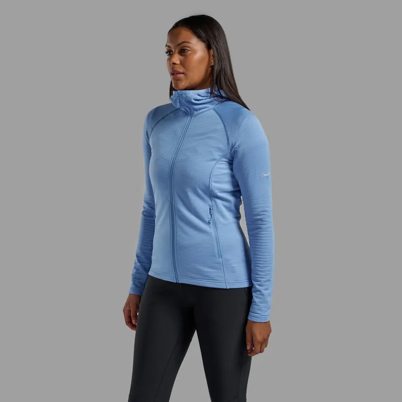 Montane Women's Protium Lite Hooded Fleece Jacket - Cornflower-1