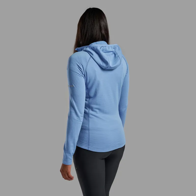 Montane Women's Protium Lite Hooded Fleece Jacket - Cornflower-4