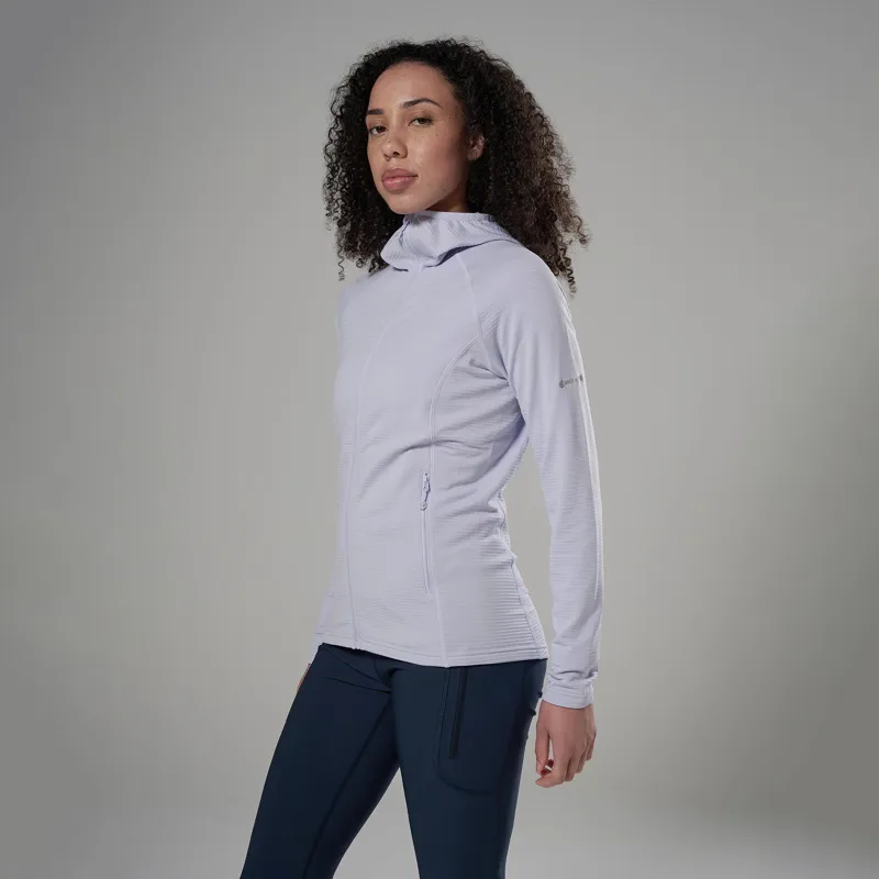 Montane Women's Protium Lite Hooded Fleece Jacket - Lilac Haze-1