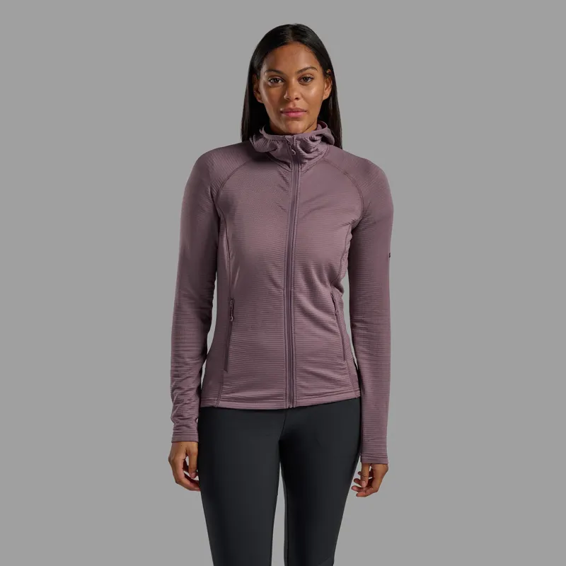 Montane Women's Protium Lite Hooded Fleece Jacket - Moonscape-2