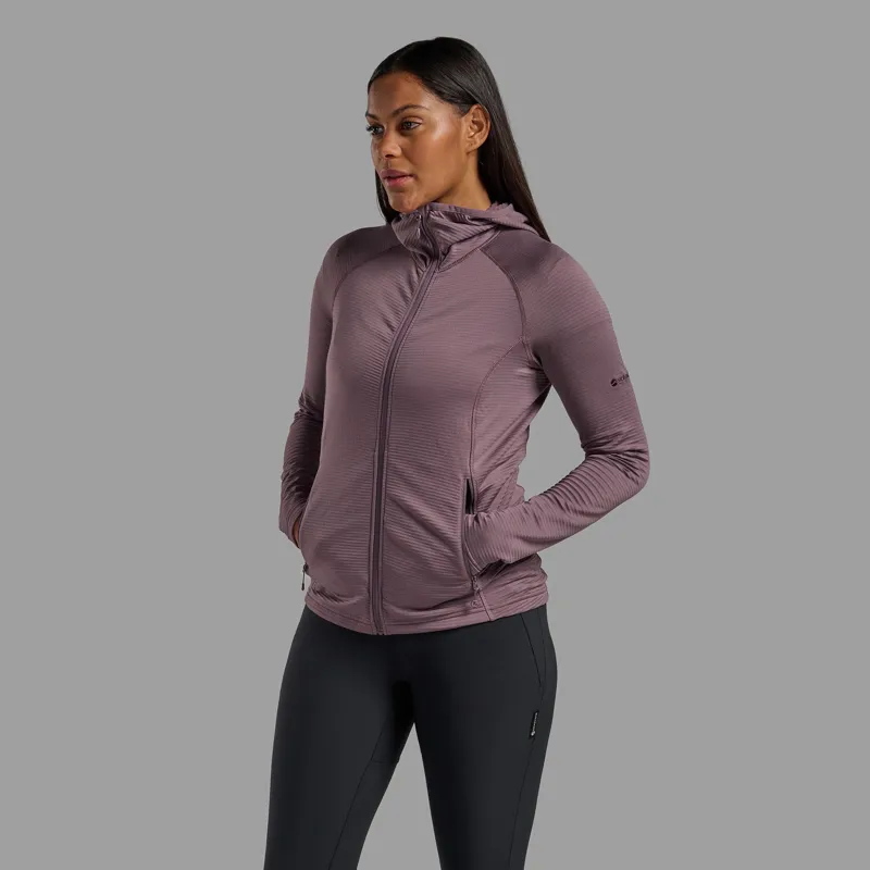 Montane Women's Protium Lite Hooded Fleece Jacket - Moonscape-1