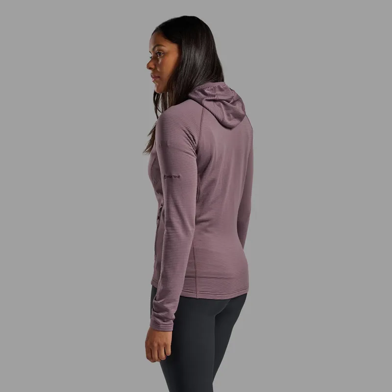 Montane Women's Protium Lite Hooded Fleece Jacket - Moonscape-3