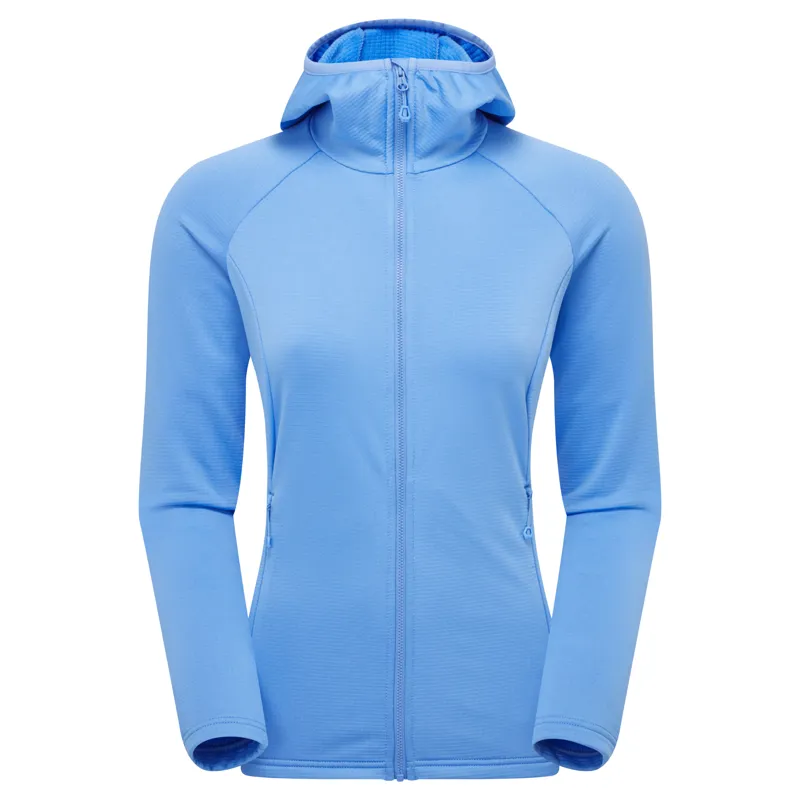 Montane Women's Protium Hooded Fleece Jacket - Cornflower