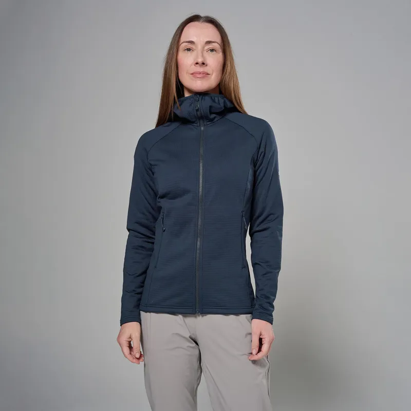 Montane Women's Protium Hooded Fleece Jacket - Eclipse Blue-1