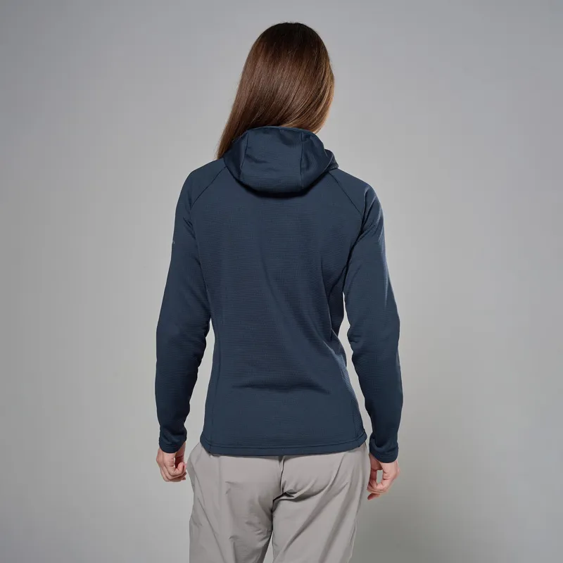 Montane Women's Protium Hooded Fleece Jacket - Eclipse Blue-2