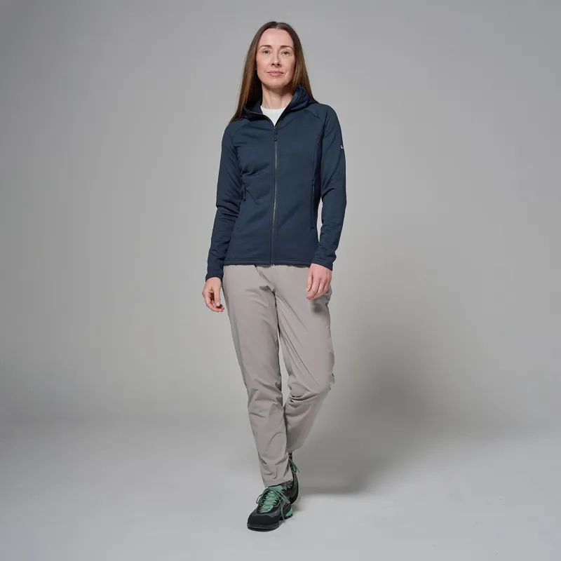 Montane Women's Protium Hooded Fleece Jacket - Eclipse Blue-3