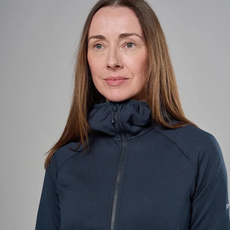 Montane Women's Protium Hooded Fleece Jacket - Eclipse Blue-4