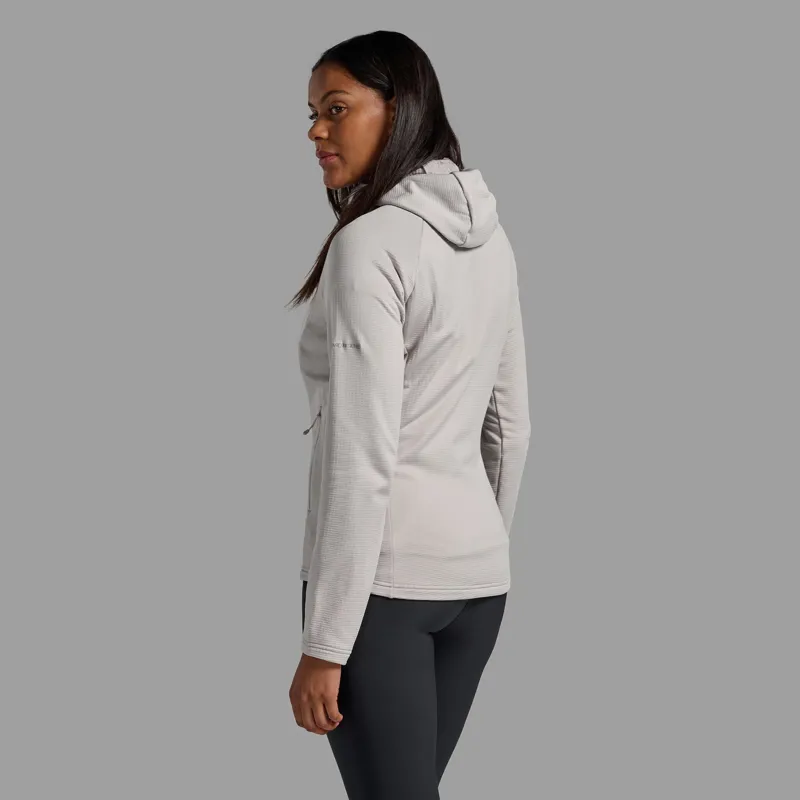 Montane Women's Protium Hooded Fleece Jacket - Oyster-3