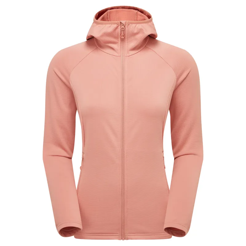 Montane Women's Protium Hooded Fleece Jacket - Pink Clay
