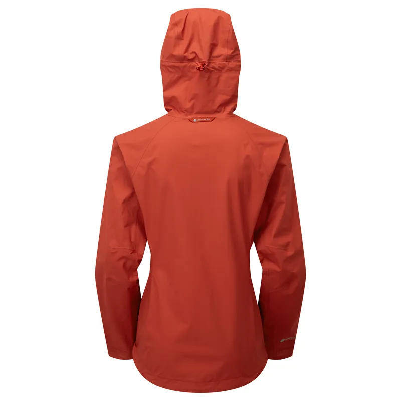Montane Women's Spirit Lite Waterproof Jacket - Saffron Red-1