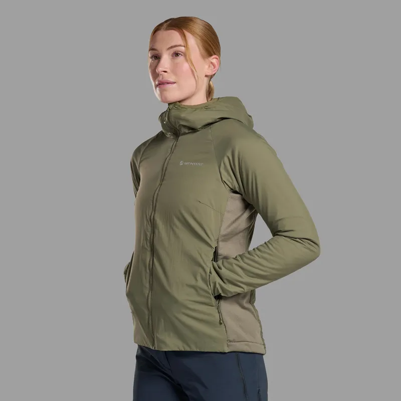 Montane Women's Sirocco Hooded Insulated Jacket - Caper-2