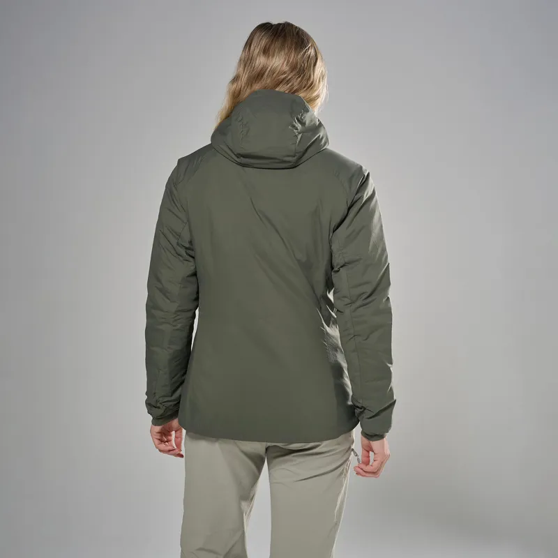 Montane Women's Sirocco XT Hooded Insulated Jacket - Moss-2