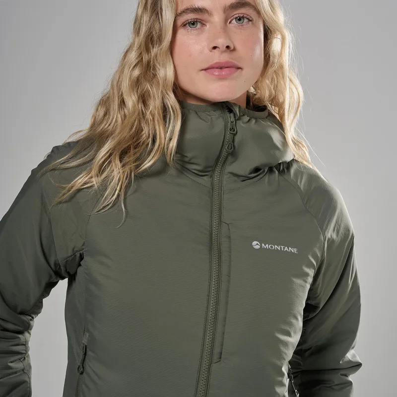 Montane Women's Sirocco XT Hooded Insulated Jacket - Moss-4
